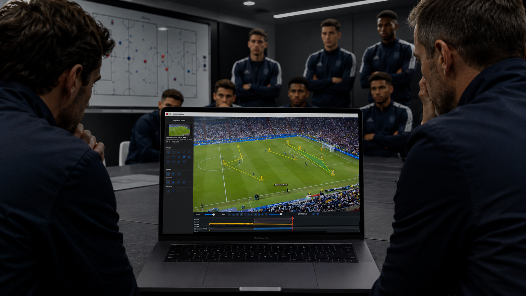 AURE Sports - Pizarra 2D y planificación