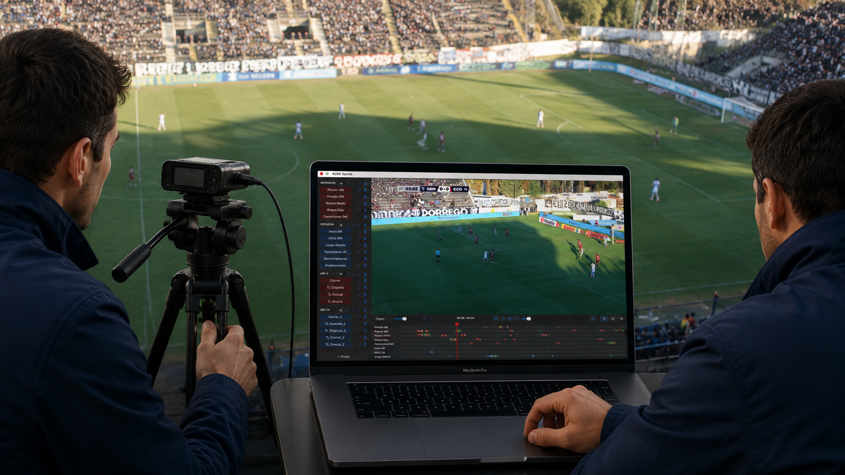 AURE Sports - Tagging Vivo para análisis en directo